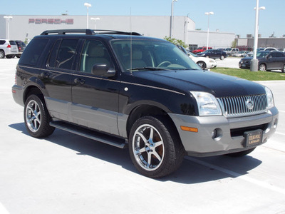 mercury mountaineer 2005 black suv gasoline 8 cylinders rear wheel drive automatic with overdrive 77074