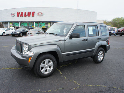 jeep liberty 2012 gray suv sport gasoline 6 cylinders 4 wheel drive automatic 19153