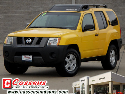 nissan xterra 2007 yellow suv 4 0 gasoline 6 cylinders 4 wheel drive automatic 62034