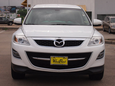 mazda cx 9 2010 white suv touring gasoline 6 cylinders front wheel drive automatic 77094