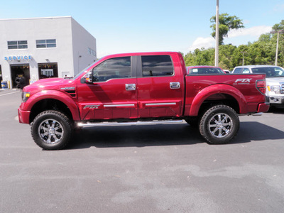 ford f 150 2013 red fx4 flex fuel 8 cylinders 4 wheel drive automatic 32401