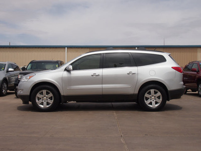 chevrolet traverse 2012 silver lt 6 cylinders automatic 79110