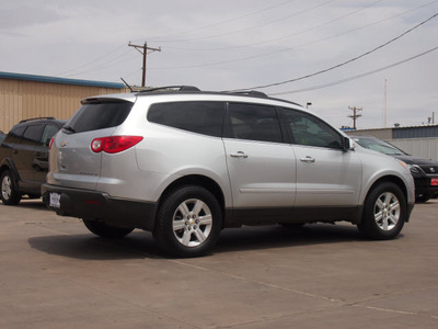 chevrolet traverse 2012 silver lt 6 cylinders automatic 79110