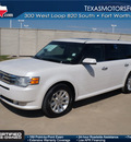 ford flex 2010 white suv sel gasoline 6 cylinders front wheel drive automatic 76108