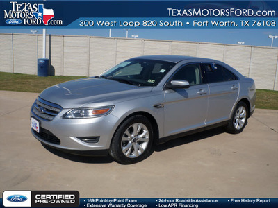ford taurus 2011 silver sedan sel gasoline 6 cylinders front wheel drive automatic 76108