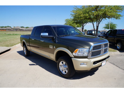 ram 2500 2012 green laramie longhorn diesel 6 cylinders 4 wheel drive automatic 76049