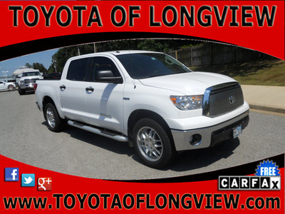 toyota tundra 2012 white grade gasoline 8 cylinders 2 wheel drive automatic 75604