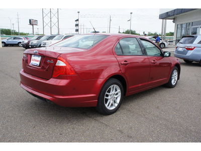 ford fusion 2011 red sedan s i4 gasoline 4 cylinders front wheel drive not specified 77471