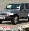 jeep wrangler 2013 silver suv gasoline 6 cylinders 4 wheel drive automatic 62034