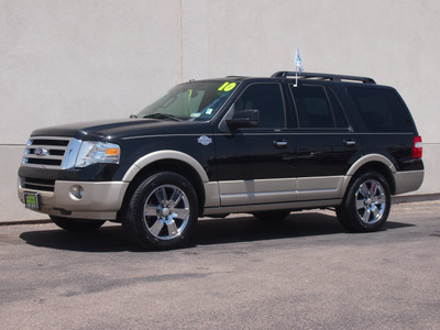 ford expedition 2010 black suv king ranch flex fuel 8 cylinders 2 wheel drive automatic 79407