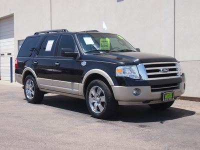 ford expedition 2010 black suv king ranch flex fuel 8 cylinders 2 wheel drive automatic 79407