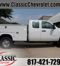 chevrolet silverado 2500hd 2013 white pickup truck work truck gasoline 8 cylinders 2 wheel drive automatic 76051
