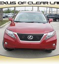 lexus rx 350 2010 red suv 6 cylinders automatic 77546