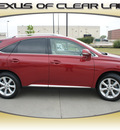 lexus rx 350 2010 red suv 6 cylinders automatic 77546