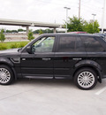 land rover range rover sport 2010 black suv hse gasoline 8 cylinders 4 wheel drive shiftable automatic 77074