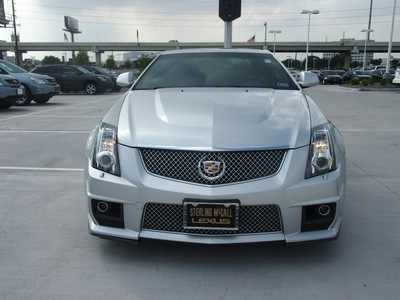 cadillac cts v 2011 silver coupe 8 cylinders automatic 77074