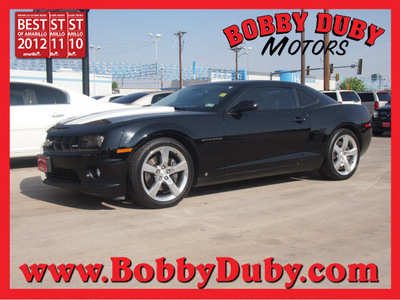 chevrolet camaro 2010 black coupe ss gasoline 8 cylinders rear wheel drive automatic 79110