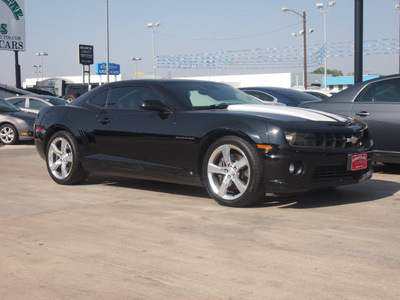 chevrolet camaro 2010 black coupe ss gasoline 8 cylinders rear wheel drive automatic 79110