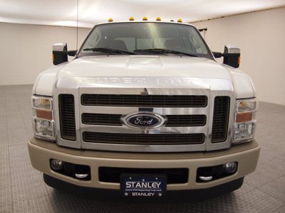 ford f 350 super duty 2010 white king ranch diesel 8 cylinders 4 wheel drive automatic 75219