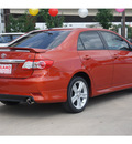 toyota corolla 2013 orange sedan se gasoline 4 cylinders front wheel drive automatic 78232