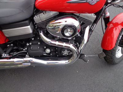 harley davidson fxdf 2010 red dyna fat bob 2 cylinders 6 speed 45342