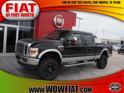 ford f 250 super duty 2010 black lariat diesel 8 cylinders 4 wheel drive automatic 76108
