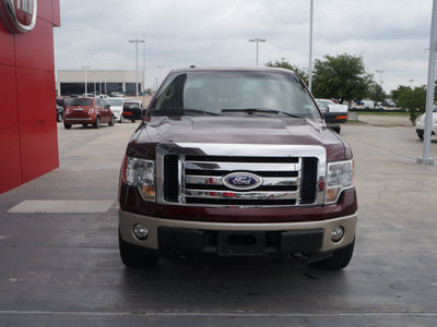 ford f 150 2009 dk  red king ranch flex fuel 8 cylinders 4 wheel drive automatic 76108