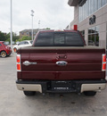 ford f 150 2009 dk  red king ranch flex fuel 8 cylinders 4 wheel drive automatic 76108