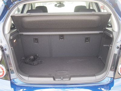 chevrolet sonic 2013 blue hatchback lt gasoline 4 cylinders front wheel drive 6 spd auto mylink touch lpo,cargo net 77090