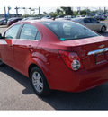chevrolet sonic 2012 red sedan lt gasoline 4 cylinders front wheel drive automatic 78539
