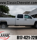 chevrolet silverado 2500hd 2013 white work truck diesel 8 cylinders 4 wheel drive automatic 76051