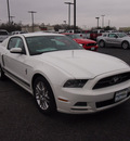 ford mustang 2013 performance white coupe premium gasoline 6 cylinders rear wheel drive automatic 77642