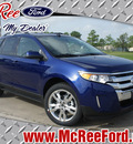 ford edge 2013 blue suv sel gasoline 4 cylinders front wheel drive automatic 77539