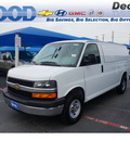 chevrolet express cargo 2013 white van 2500 flex fuel 8 cylinders rear wheel drive 6 speed automatic 76234
