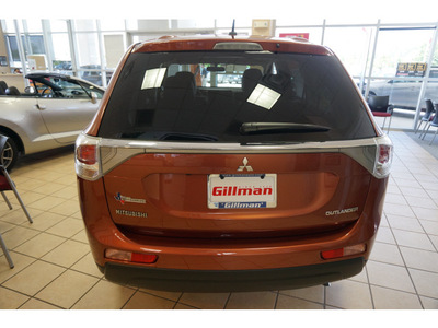 mitsubishi outlander 2014 copper se gasoline 4 cylinders front wheel drive automatic 77090