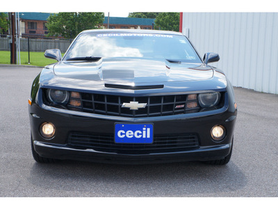 chevrolet camaro 2010 black coupe ss gasoline 8 cylinders rear wheel drive automatic with overdrive 77632