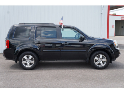 honda pilot 2009 black suv ex l gasoline 6 cylinders front wheel drive automatic with overdrive 77632