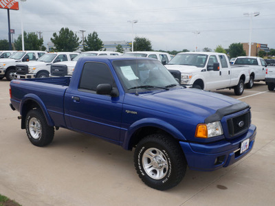 ford ranger 2004 blue pickup truck edge gasoline 6 cylinders rear wheel drive automatic with overdrive 76108