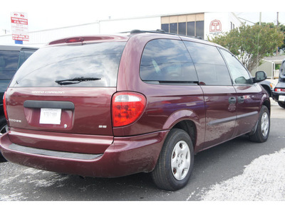 dodge grand caravan 2003 red van se flex fuel 6 cylinders front wheel drive automatic 78217