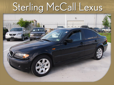 bmw 3 series 2005 black sedan 325i 6 cylinders automatic 77074