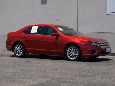 ford fusion 2010 dk  red sedan sel gasoline 4 cylinders front wheel drive automatic 79407
