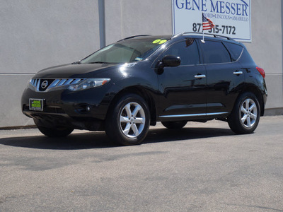 nissan murano 2009 black suv le gasoline 6 cylinders all whee drive automatic 79407