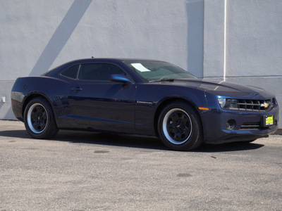 chevrolet camaro 2012 blue coupe ls gasoline 6 cylinders rear wheel drive automatic 79407