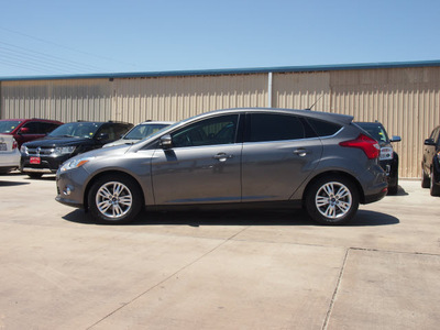 ford focus 2012 gray hatchback sel flex fuel 4 cylinders front wheel drive automatic 79110