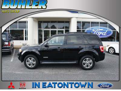 ford escape 2008 black suv xlt nav gasoline 6 cylinders all whee drive automatic with overdrive 07724