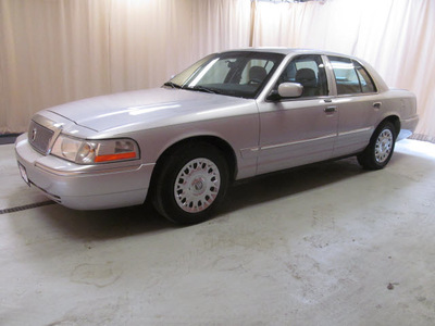 mercury grand marquis 2004 silver sedan gs gasoline 8 cylinders rear wheel drive automatic with overdrive 44883