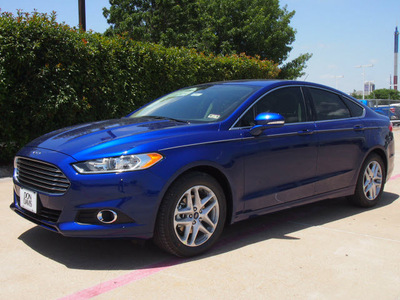 ford fusion 2013 blue sedan se gasoline 4 cylinders front wheel drive automatic 76011