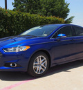 ford fusion 2013 blue sedan se gasoline 4 cylinders front wheel drive automatic 76011