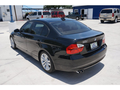 bmw 3 series 2007 black sedan 328i gasoline 6 cylinders rear wheel drive automatic 78501