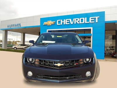 chevrolet camaro 2013 dk  blue coupe lt gasoline 6 cylinders rear wheel drive automatic 75067